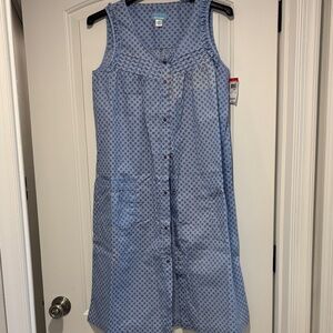 Basic Editions Floral Patterned Top - Blue and Brown